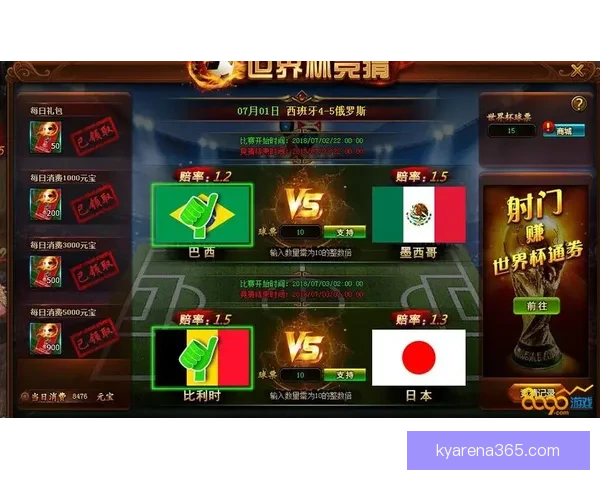 世界杯竞猜平台推荐：助你精准预测比赛结果，享受丰富奖品与赛事乐趣